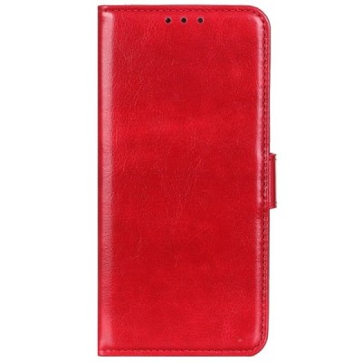 Samsung Galaxy A32 4G (A325F) atverčiamas raudonas odinis dėklas - piniginė | Priedai.lt