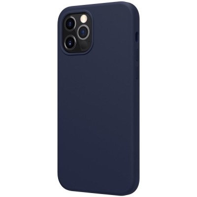Apple iPhone 12 (12 Pro) „Nillkin“ Flex MagSafe mėlynas dėklas - nugarėlė | Priedai.lt