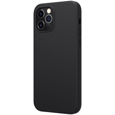 Apple iPhone 12 (12 Pro) „Nillkin“ Flex MagSafe juodas dėklas - nugarėlė | Priedai.lt