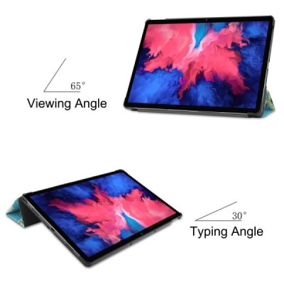 Lenovo Tab P11 11" (J606F) atverčiamas spalvotas „Sakura“ dėklas - knygutė | Priedai.lt