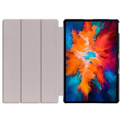 Lenovo Tab P11 Pro 11.5" (J706F) atverčiamas auksinis odinis dėklas (sulankstomas) | Priedai.lt