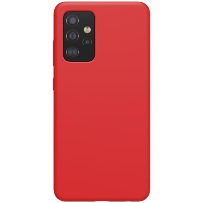 Samsung Galaxy A52 5G (A526B) "Nillkin" Flex Liquid Silicone raudonas dėklas - nugarėlė | Priedai.lt
