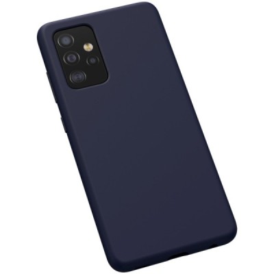 Samsung Galaxy A52 5G (A526B) "Nillkin" Flex Liquid Silicone mėlynas dėklas - nugarėlė | Priedai.lt