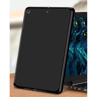 Apple iPad 10.2" (2019) kieto silikono TPU juodas dėklas - nugarėlė | Priedai.lt