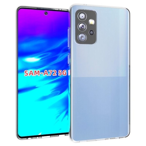 Kõva silikoon (TPU) kaaned - läbipaistev (Galaxy A72)