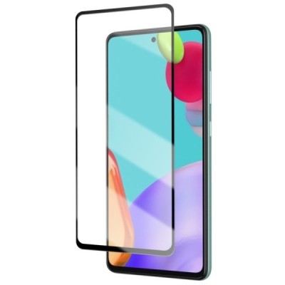 Samsung Galaxy A52 5G (A526B, A525F) „Mocolo“ 2.5D 9H Tempered Glass sustiprintos apsaugos juodas pilnai dengiantis apsauginis e