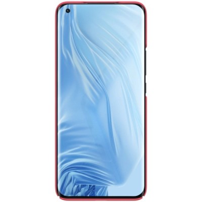 Xiaomi Mi 11 Nillkin Frosted Shield raudonas plastikinis dėklas | Priedai.lt
