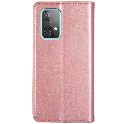 Solidus Samsung Galaxy A52 5G (A526B, A525F) rožinis odinis atverčiamas dėklas | Priedai.lt