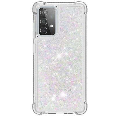 Samsung Galaxy A52 5G (A526B, A525F) Shine Kickstand kieto silikono TPU skaidrus dėklas - nugarėlė | Priedai.lt