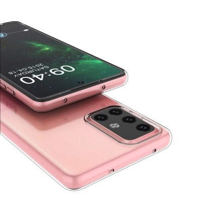 Samsung Galaxy A72 (A726B, A725F) skaidrus kieto silikono TPU ploniausias pasaulyje dėklas - nugarėlė | Priedai.lt