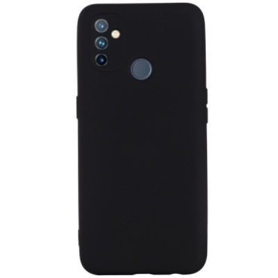 OnePlus Nord N100 Shell kieto silikono TPU juodas dėklas - nugarėlė | Priedai.lt