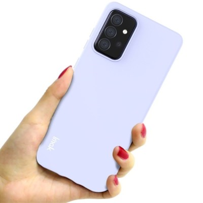 Samsung Galaxy A72 (A726B, A725F) „Imak“ kieto silikono TPU violetinės dėklas - nugarėlė | Priedai.lt