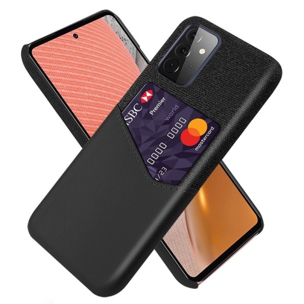 „KSQ“ Shell kaaned taskuga - must (Galaxy A72)