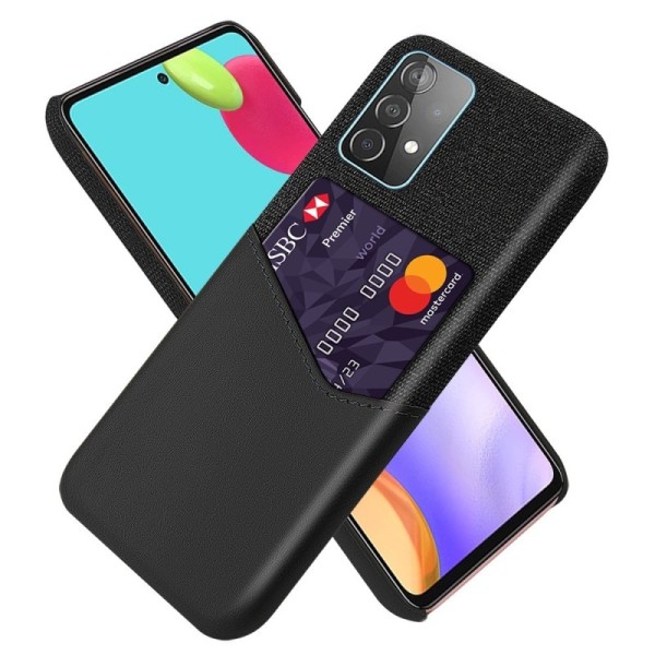 „KSQ“ Shell kaaned taskuga - must (Galaxy A52 / A52s)