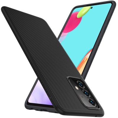 Samsung Galaxy A52 5G (A526B, A525F) kieto silikono TPU juodas dėklas - nugarėlė | Priedai.lt