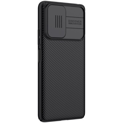 Xiaomi Redmi Note 10 Pro Nillkin CamShield juodas dėklas, nugarėlė su kameros apsauga | Priedai.lt
