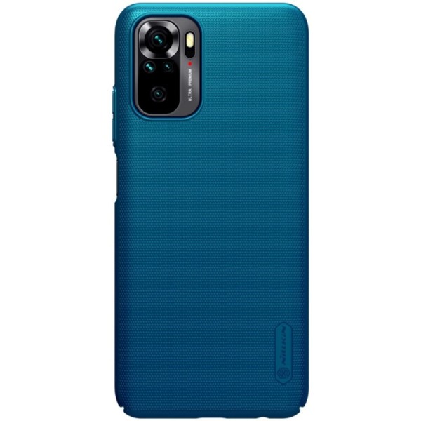 „Nillkin“ Frosted Shield kaaned - sinine (Redmi Note 10S / Note 10 4G / Poco M5s)