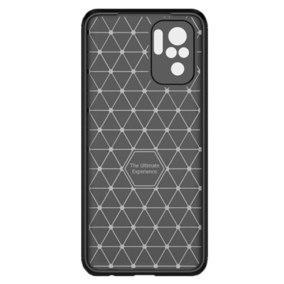 Xiaomi Redmi Note 10S (Note 10 4G, Poco M5s) kieto silikono TPU juodas dėklas - nugarėlė | Priedai.lt