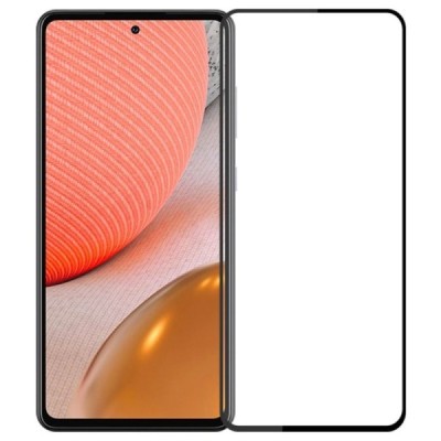 Samsung Galaxy A72 5G (A726B, A725F) „Mofi“ 9H Tempered Glass sustiprintos apsaugos juodas pilnai dengiantis apsauginis ekrano s