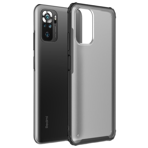 „Armor“ kaaned - matt / must (Redmi Note 10S / Note 10 4G / Poco M5s)