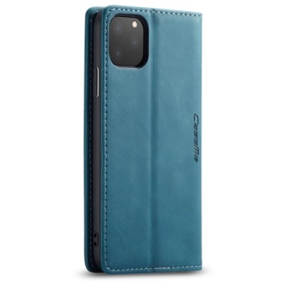 Apple iPhone 11 Pro CaseMe Retro solidus atverčiamas žalias odinis dėklas - knygutė | Priedai.lt