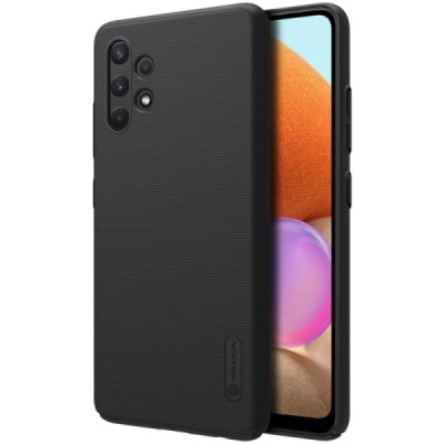 Samsung Galaxy A32 4G (A325F) „Nillkin“ Frosted Shield juodas plastikinis dėklas, nugarėlė | Priedai.lt