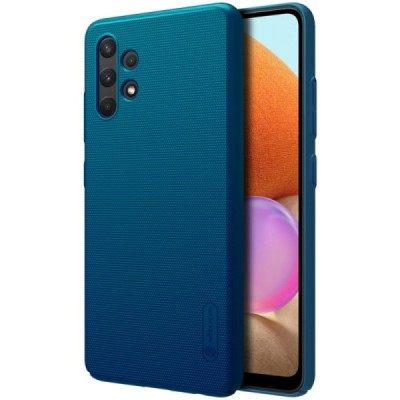 Samsung Galaxy A32 4G (A325F) „Nillkin“ Frosted Shield mėlynas plastikinis dėklas, nugarėlė | Priedai.lt