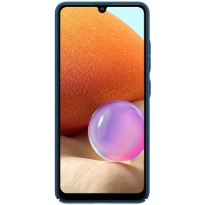 Samsung Galaxy A32 4G (A325F) „Nillkin“ Frosted Shield mėlynas plastikinis dėklas, nugarėlė | Priedai.lt