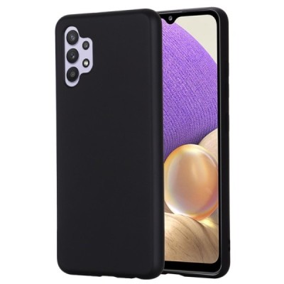 Samsung Galaxy A32 4G (A325F) Shell kieto silikono TPU juodas dėklas - nugarėlė | Priedai.lt