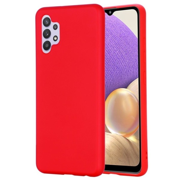 „Shell“ Kõva silikoon (TPU) kaaned - punane (Galaxy A32 4G)