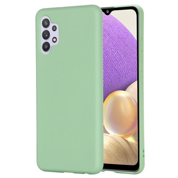 „Shell“ Kõva silikoon (TPU) kaaned - roheline (Galaxy A32 4G)