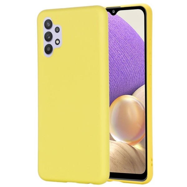 „Shell“ Kõva silikoon (TPU) kaaned - kollane (Galaxy A32 4G)