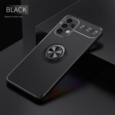 Samsung Galaxy A32 4G (A325F) „FOCUS“ Kickstand kieto silikono TPU juodas dėklas - nugarėlė | Priedai.lt