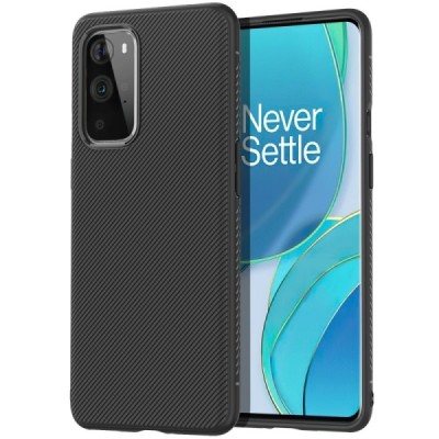 OnePlus 9 kieto silikono TPU juodas dėklas - nugarėlė | Priedai.lt