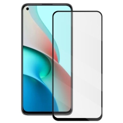 Xiaomi Mi 11 Lite „Amorus“ 9H Tempered Glass sustiprintos apsaugos juodas pilnai dengiantis apsauginis ekrano stiklas 0,2 mm / P