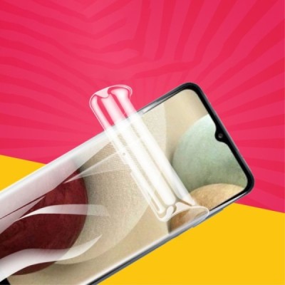 Samsung Galaxy A12 (A32, A02s) „Calans“ skaidri apsauginė pilnai dengianti ekrano plėvelė | Priedai.lt