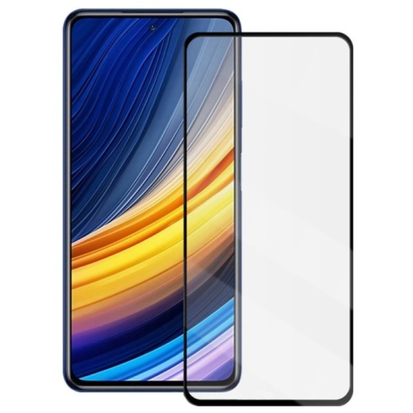 „Mocolo“ 2.5 D Tempered Glass kaitsev ekraaniklaas 0.26 mm - must (Poco X3 / X3 Pro)
