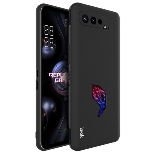 „Imak“ Kõva silikoon (TPU) kaaned - must (Rog Phone 5)