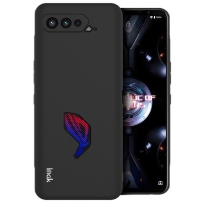 Asus Rog Phone 5 (ZS673KS) „Imak“ kieto silikono TPU juodas dėklas - nugarėlė | Priedai.lt