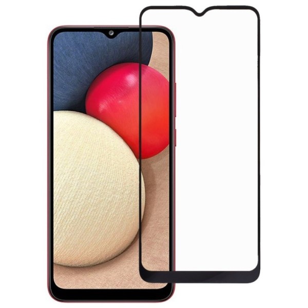 „Rurihai“ Tempered Glass kaitsev ekraaniklaas 0.26 mm - must (Galaxy A02s)