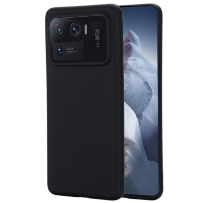Xiaomi Mi 11 Ultra Shell kieto silikono TPU juodas dėklas - nugarėlė | Priedai.lt