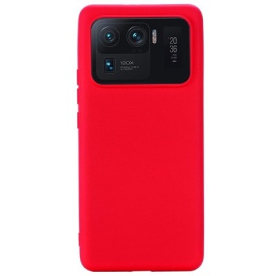 Xiaomi Mi 11 Ultra Shell kieto silikono TPU raudonas dėklas - nugarėlė | Priedai.lt
