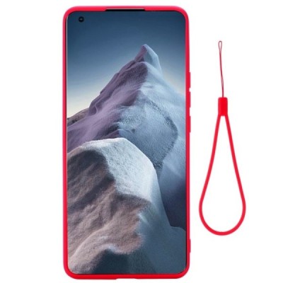 Xiaomi Mi 11 Ultra Shell kieto silikono TPU raudonas dėklas - nugarėlė | Priedai.lt