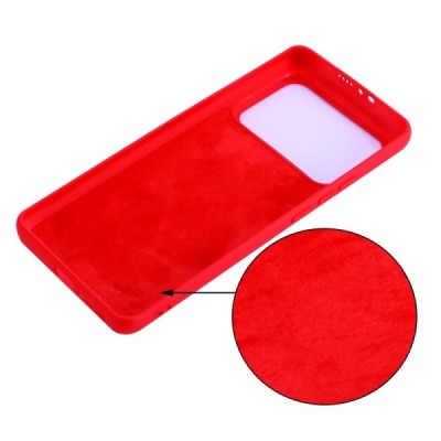 Xiaomi Mi 11 Ultra Shell kieto silikono TPU raudonas dėklas - nugarėlė | Priedai.lt