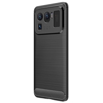 Xiaomi Mi 11 Ultra kieto silikono TPU juodas dėklas - nugarėlė | Priedai.lt