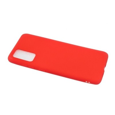 Samsung Galaxy A02s A025 (166.5x75.9x9.2mm) Shell kieto silikono TPU raudonas dėklas - nugarėlė | Priedai.lt