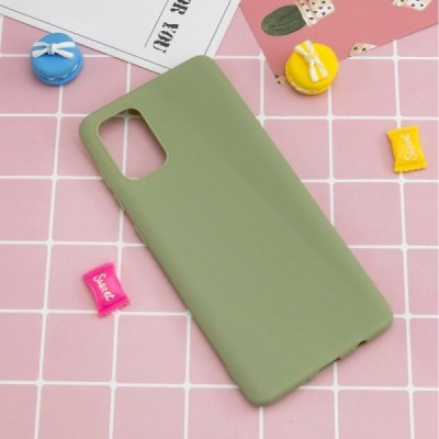 Samsung Galaxy A02s A025 (166.5x75.9x9.2mm) Shell kieto silikono TPU žalias dėklas - nugarėlė | Priedai.lt