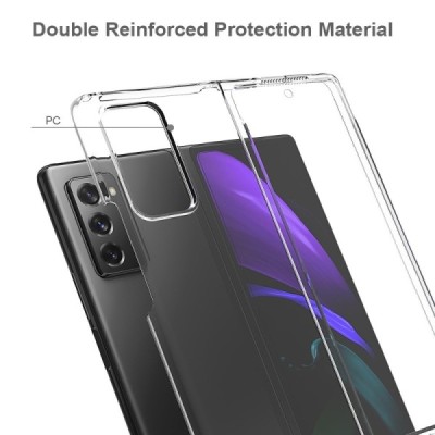 Samsung Galaxy Z Fold2 5G (F916B) skaidrus plastikinis dėklas - nugarėlė | Priedai.lt