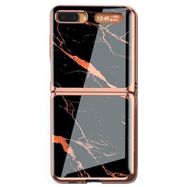 „GKK“ Marble plastikust kaaned - must (Galaxy Z Flip)