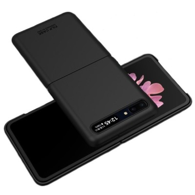 Samsung Galaxy Z Flip (F700) GKK Creative plastikinis juodas dėklas - nugarėlė | Priedai.lt